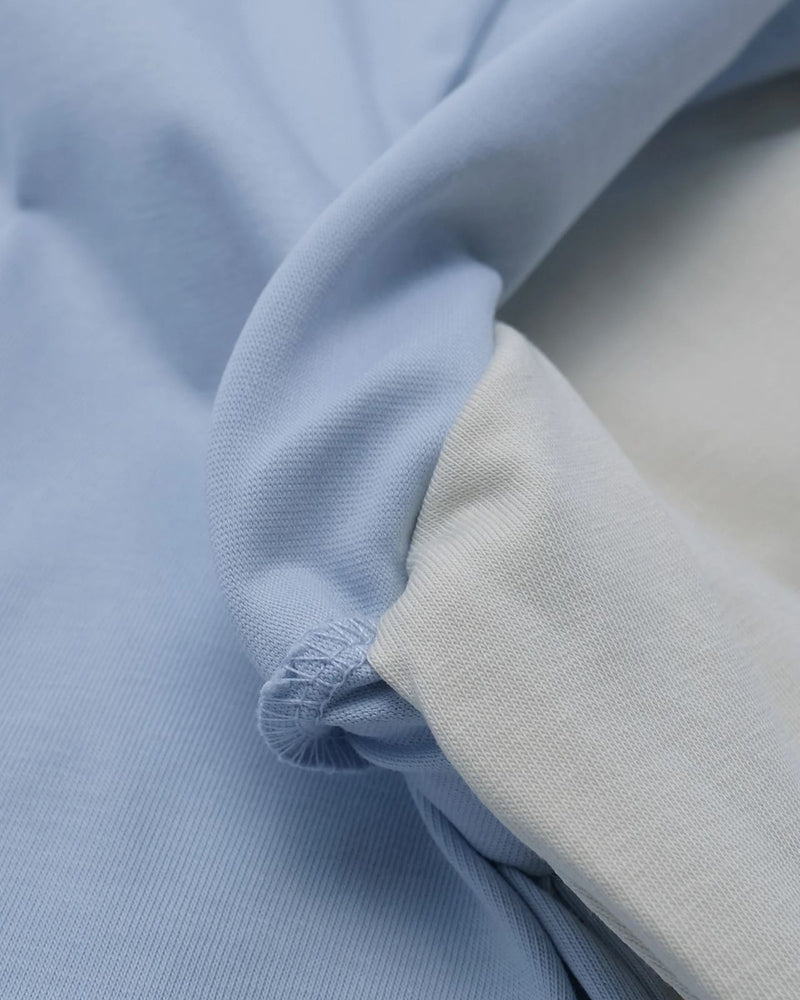 Murray Double Sleeve Polo Chambray