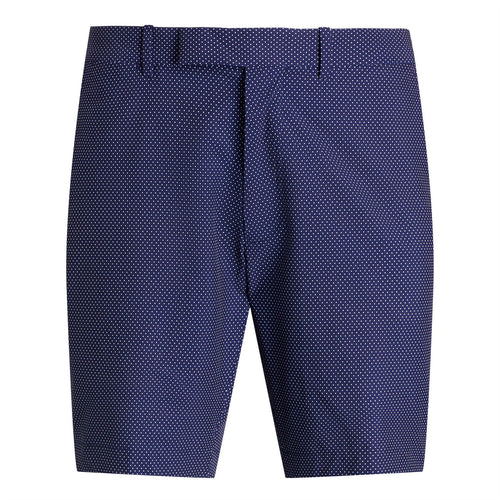 9-Inch Tailored Fit Stretch Shorts Refined Navy Pin Dot - SS24