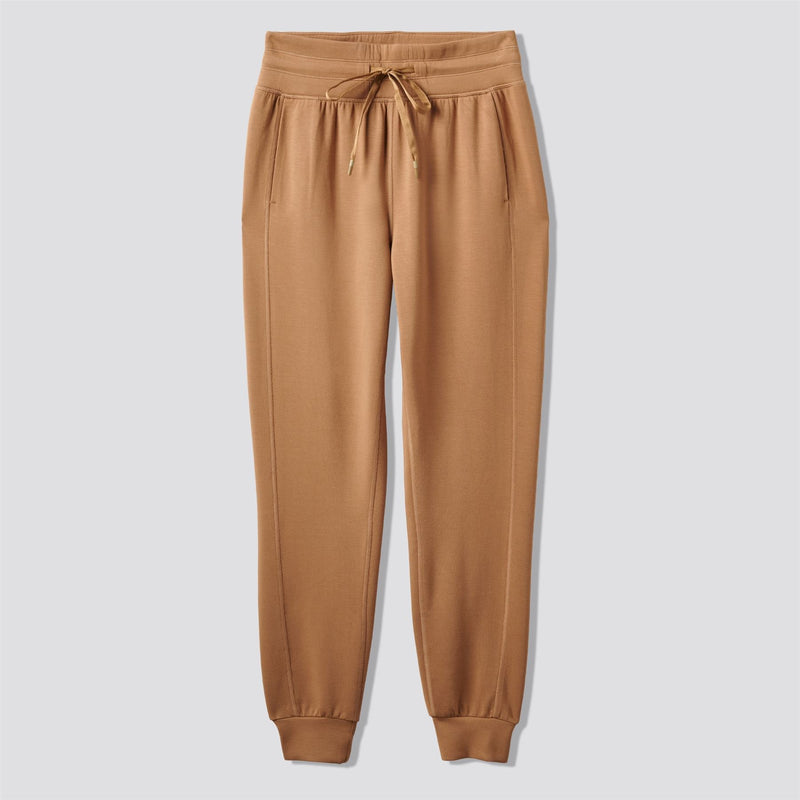 Womens Skyloft Soft Tie Jogger Chestnut