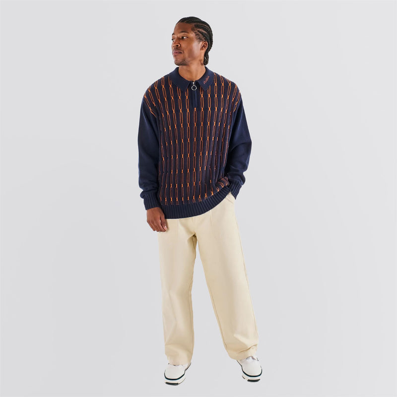 Links Polo Sweater Navy