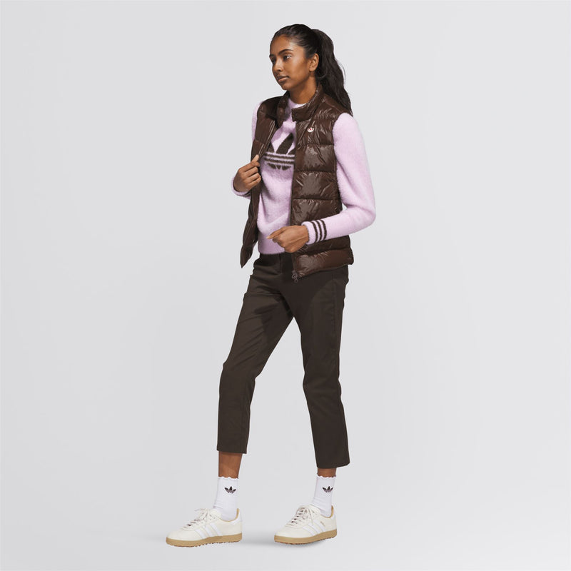 Womens Originals Down Vest Dark Brown