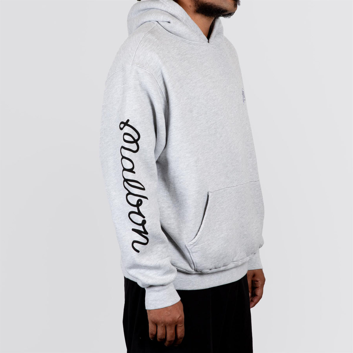 Malbon x Santa Cruz Fesque Screaming Hand Hoodie Heather Grey