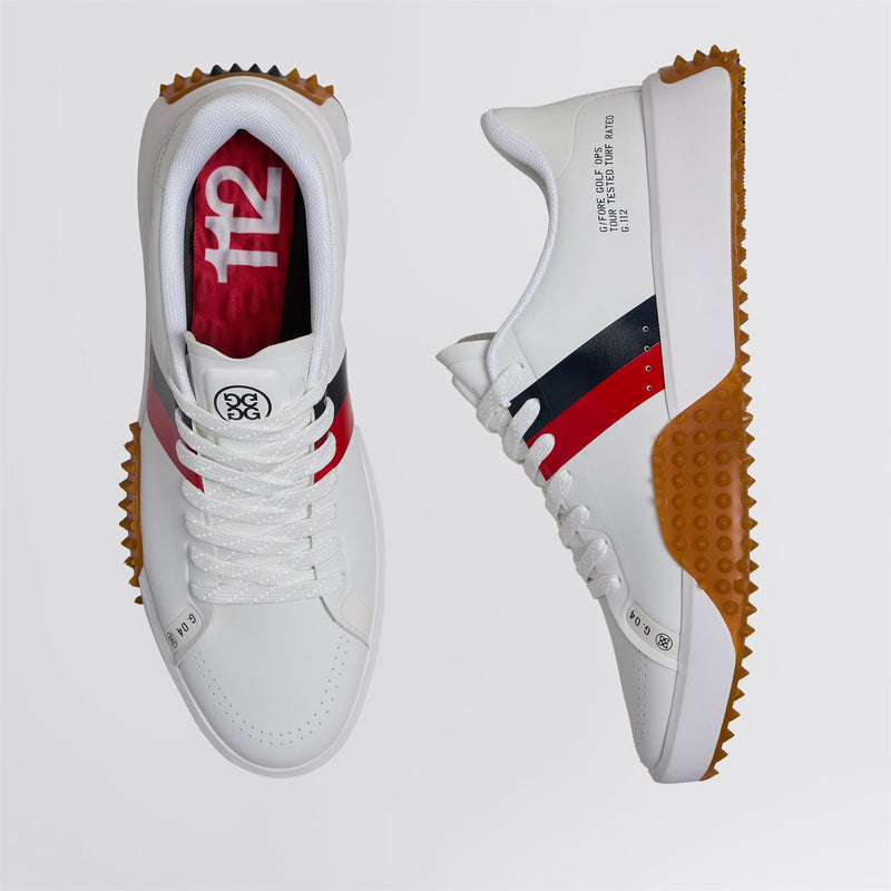 G.112 Stripe Golf Shoes Snow/Multi