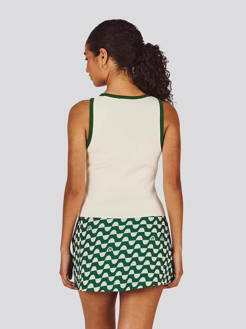 Womens Abella Tank Top Whisper White