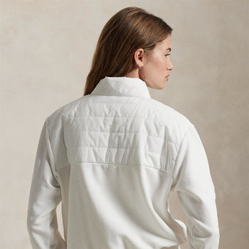 Ralph Lauren RLX Half Zip Quilted Jacket Ceramic White