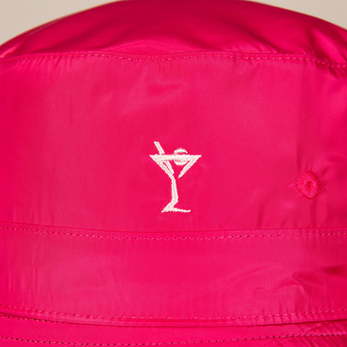 Womens Reversible Bucket Hat Black/Hot Pink