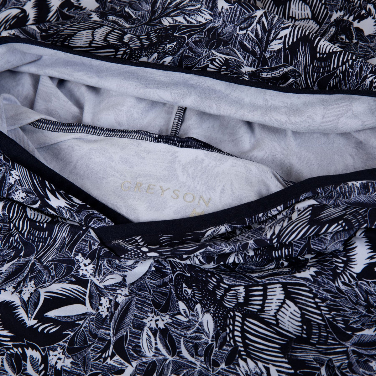 Stamped Colorado Hoodie Maltese Blue/Heron