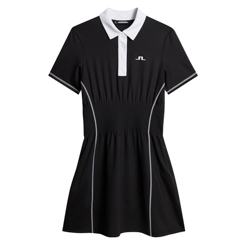 Womens Nelly Soft Sculpt Jersey Dress Black - SS25