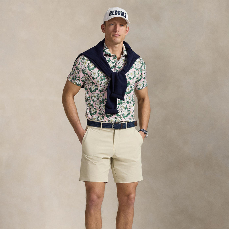 RLX On Course Woven Straight Shorts Basic Sand