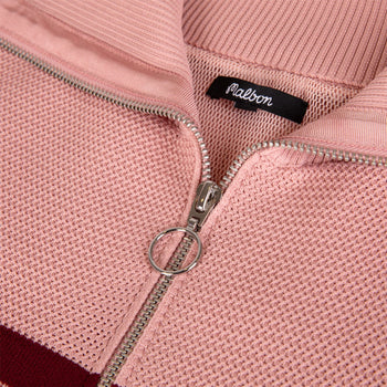 Malbon Golf Simona Zip Up Jacket Rose | TRENDYGOLF USA
