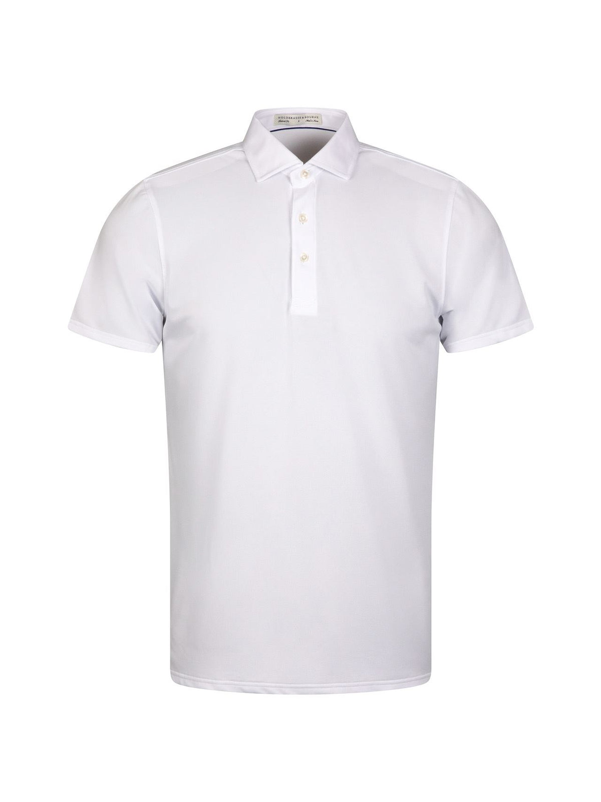 The Macdonald Knit Polo White