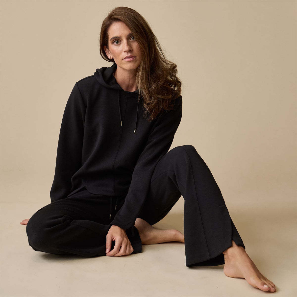 Womens Tulip Lounge Pants Black