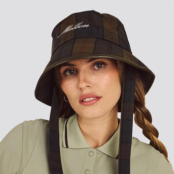 Malbon Womens Jil Bucket Hat Plaid | TRENDYGOLF USA display picture 1