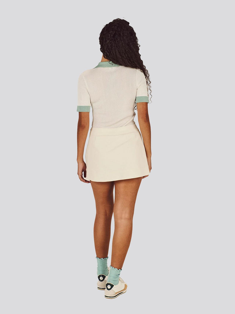 Womens Melany Polo Cream