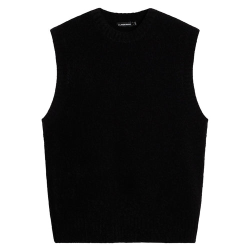 Hardy Knitted Vest Black - AW24