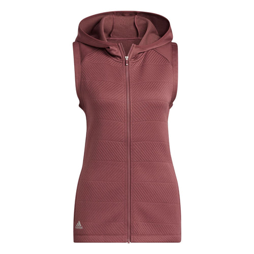 Womens Cold.RDY Full Zip Vest Quiet Crimson - AW22