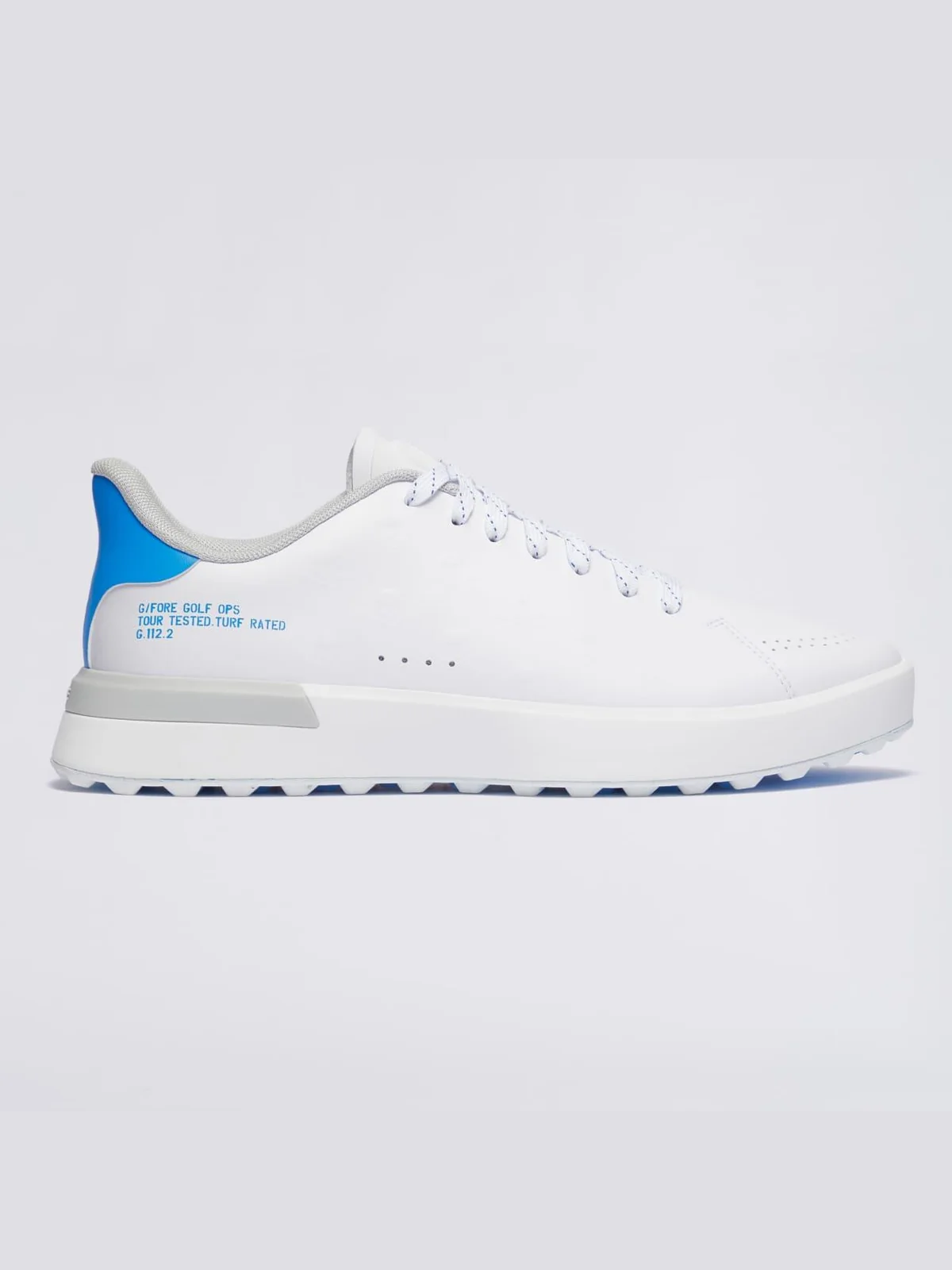 G.112 Embossed Skull and Tees Golf Shoes Snow/Cerulean