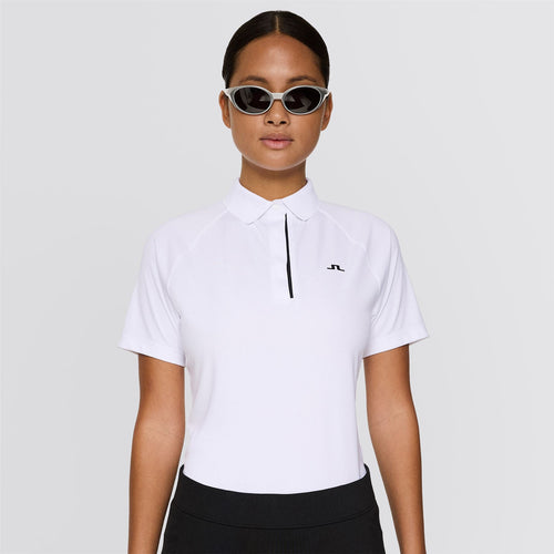 Womens Tara Polo White