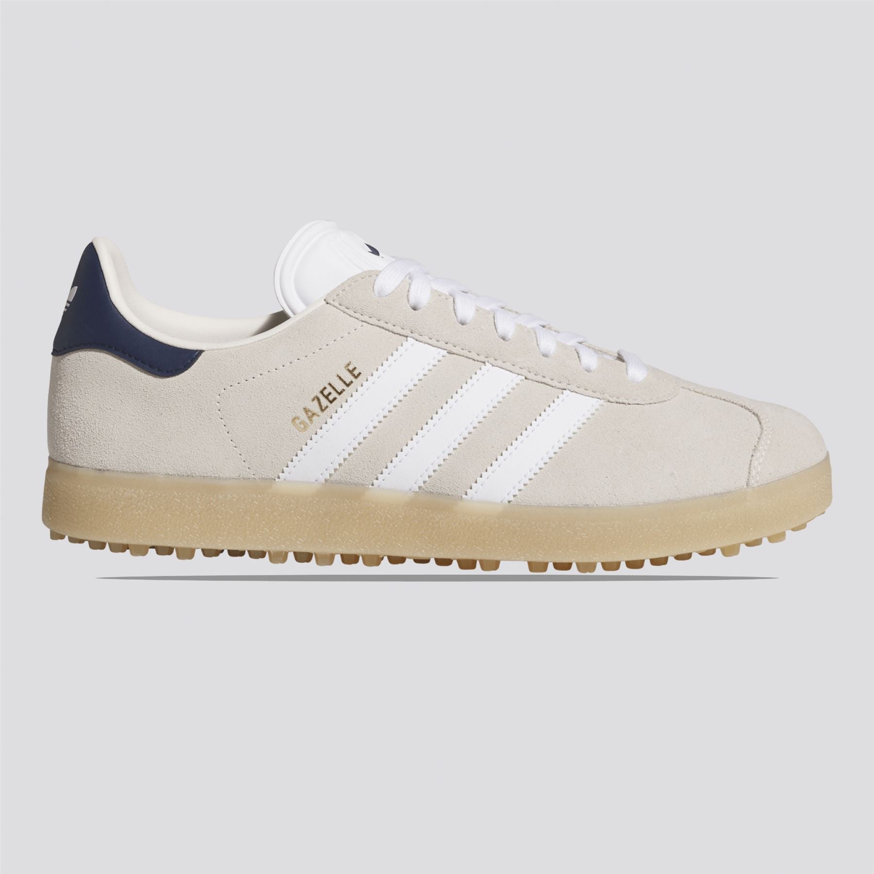 Gazelle Spikeless Golf Shoes Chalk White/Footwear White/Night Indigo