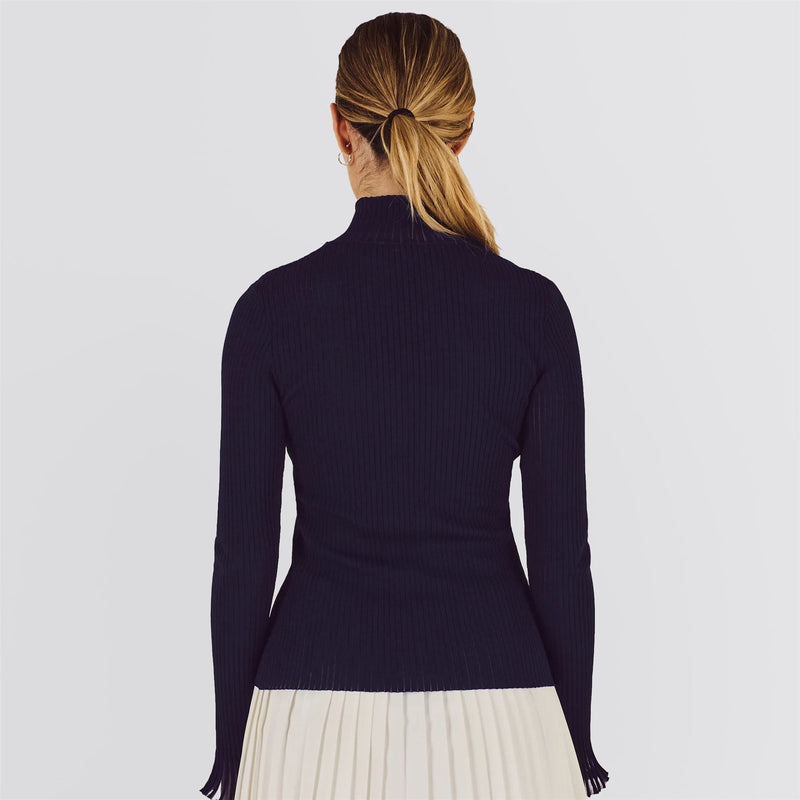 Womens Monika Turtleneck Midnight
