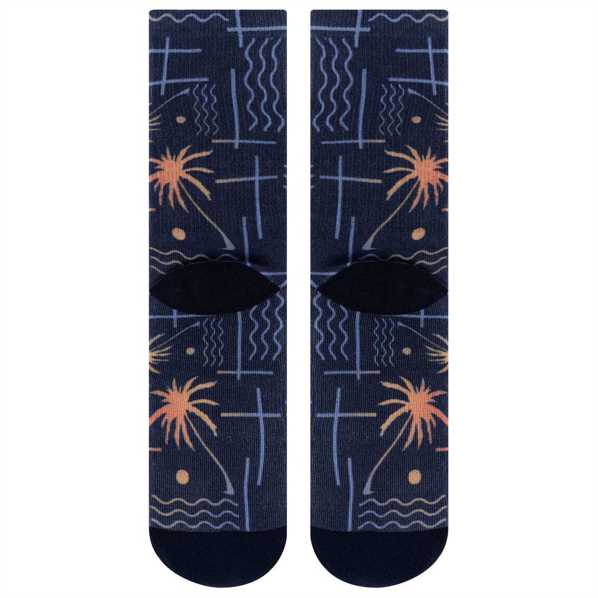Over The Falls Socks Total Eclipse