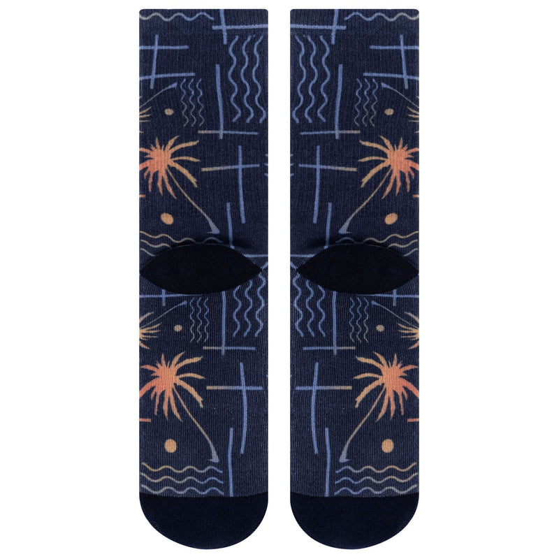 Over The Falls Socks Total Eclipse