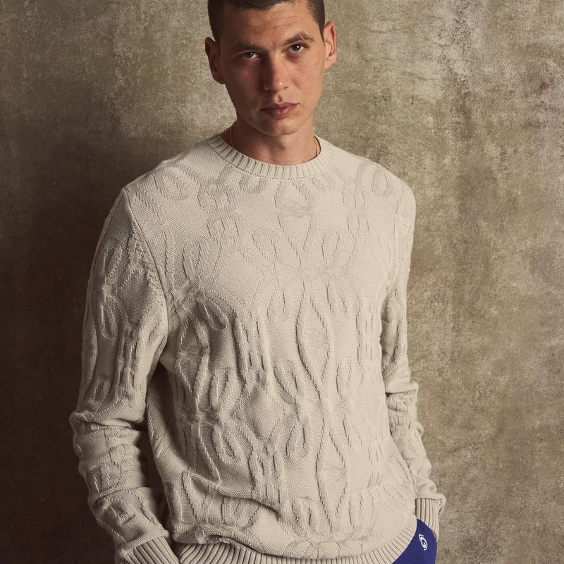 Monaco Knit Sweater Ivory
