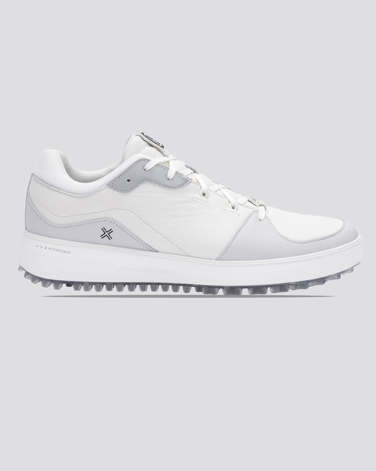 X Sport Classic LE Spikeless Golf Shoes White/Black/Metallic Silver