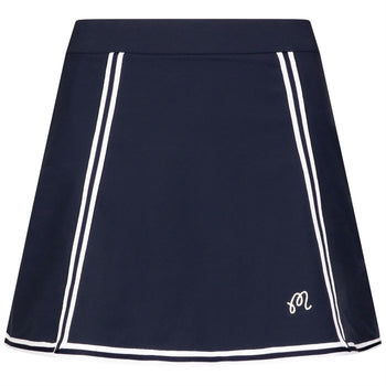 【Malbon Golf】Logo Jacquard Down Skirt NAVY WOMAN Malbon Golf Valentina Pleated Skirt in Navy | REVOLVE