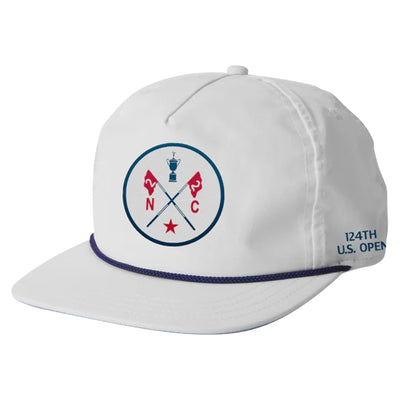 124th U.S. Open Trophy Logo Rope Hat Arctic - SU24