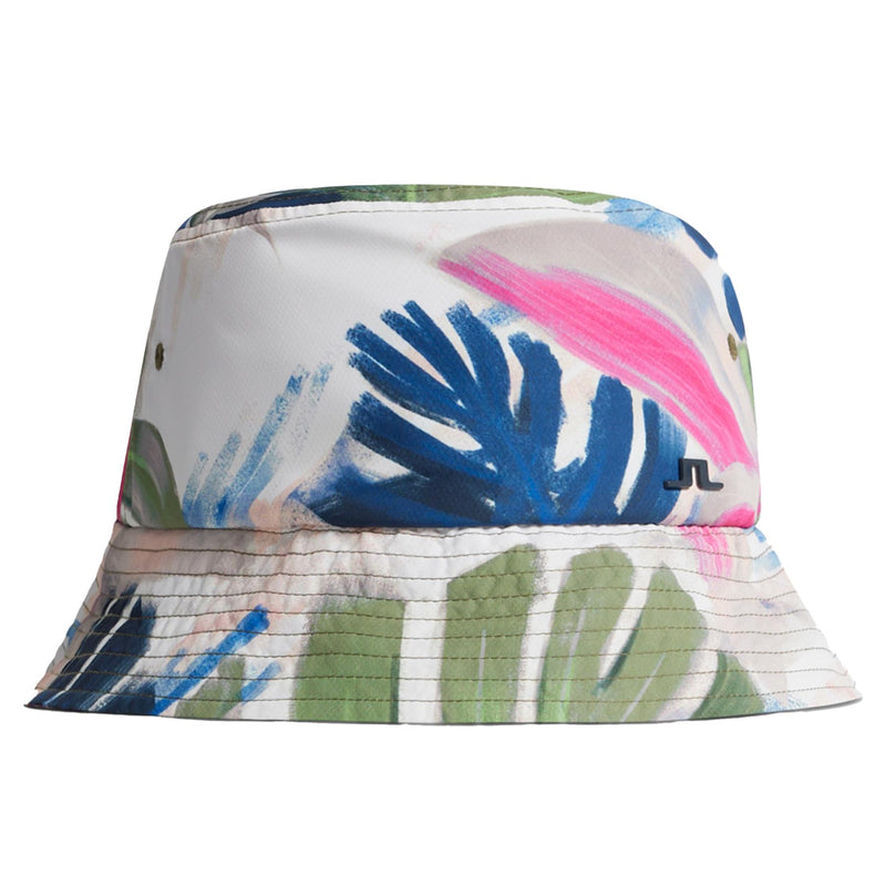Olaf Micro Print Bucket Hat Calypso Oil Green