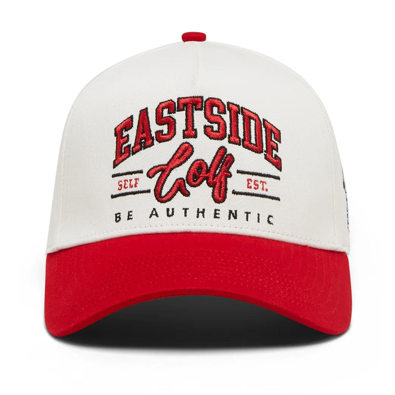 Five Panel Hat Jet Stream/True Red