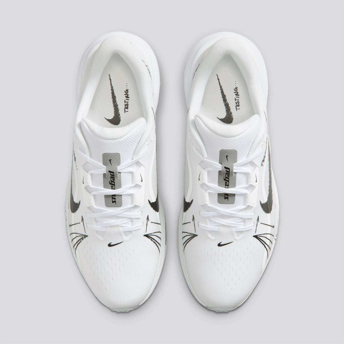 Pegasus 1 Spiked Blueprint Spiked Golf Shoes White/Black Summit/Metallic Silver