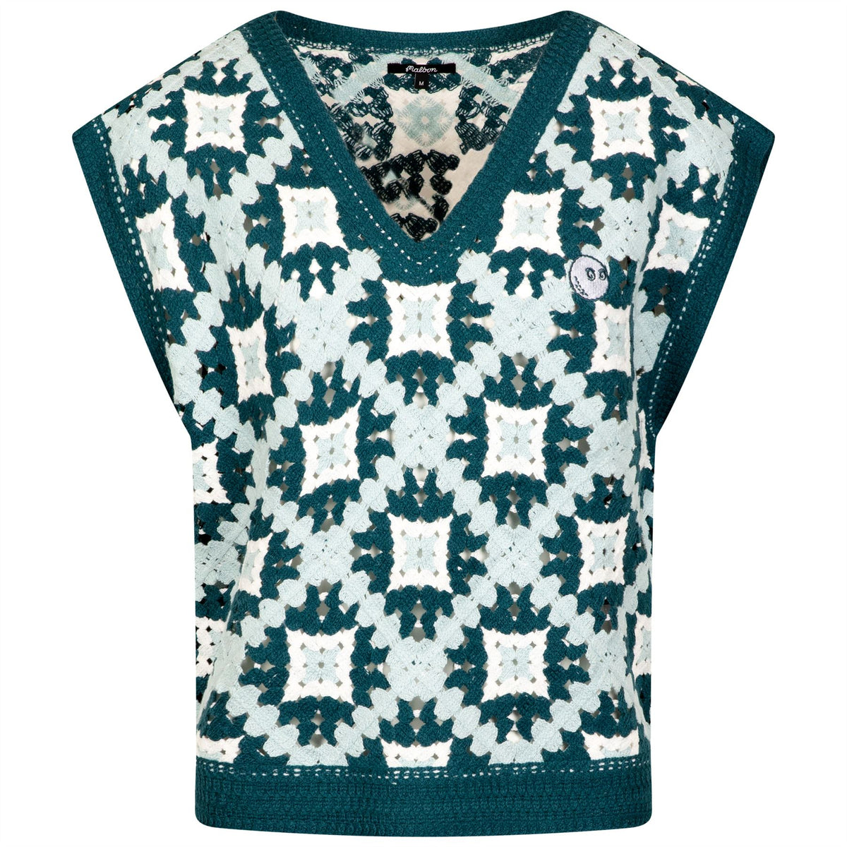 Womens Bianca Knit Vest Ocean Multi
