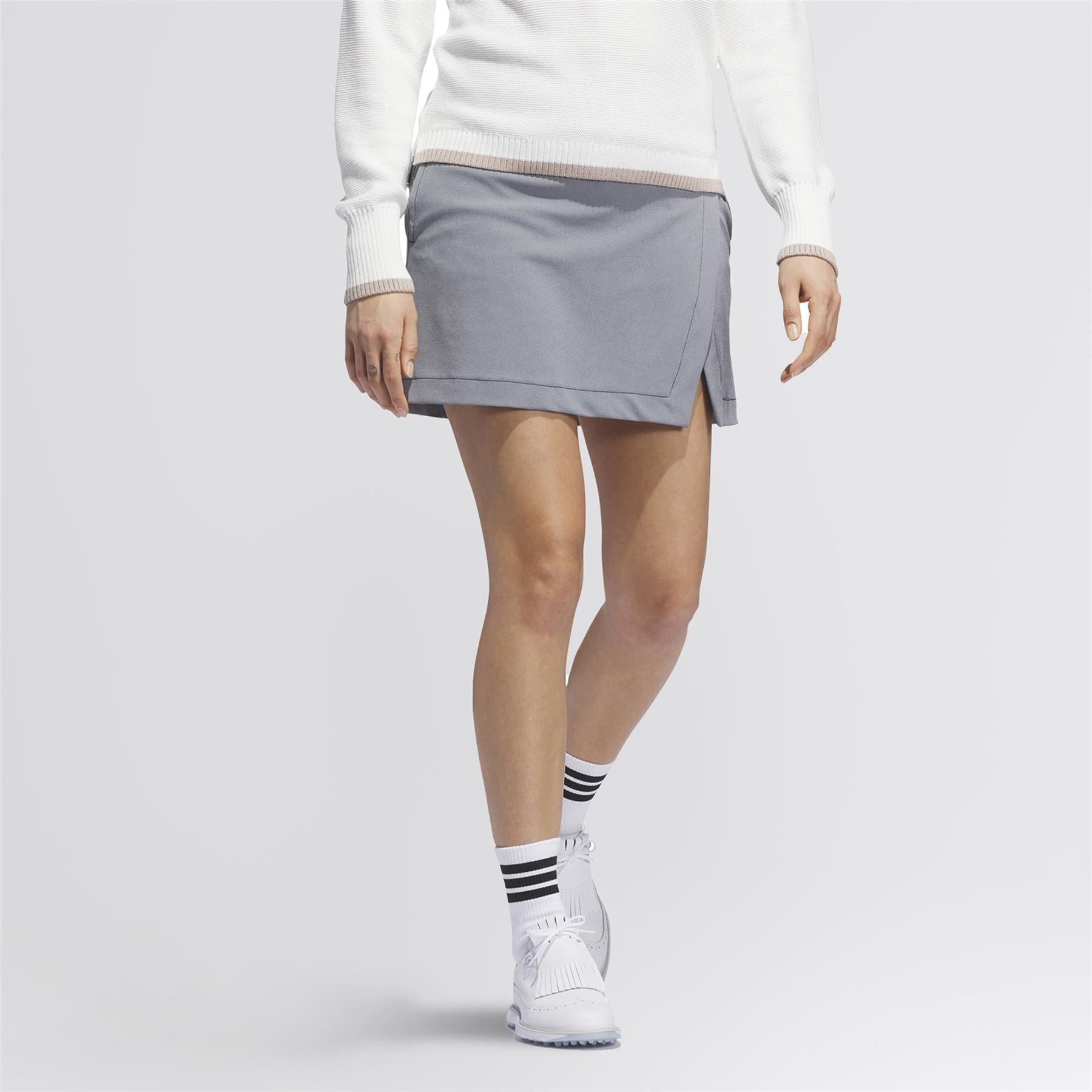 Womens Ultimate365 Faux Wrap Skirt White/Wonder Taupe