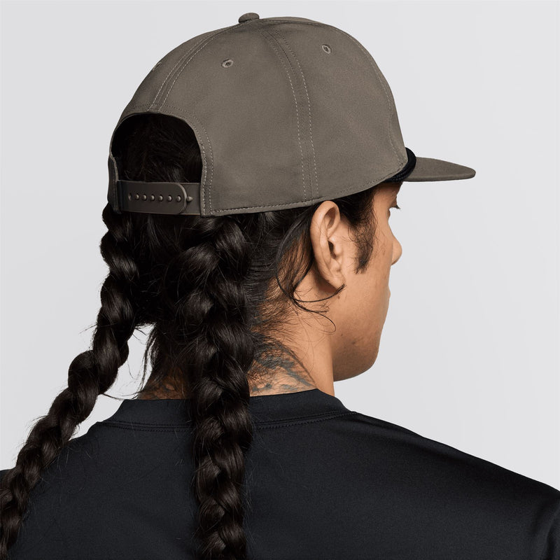 Jordan Pro Structured Dri-FIT Flat-Brim Golf Hat Olive Grey/Kelly Green/Black