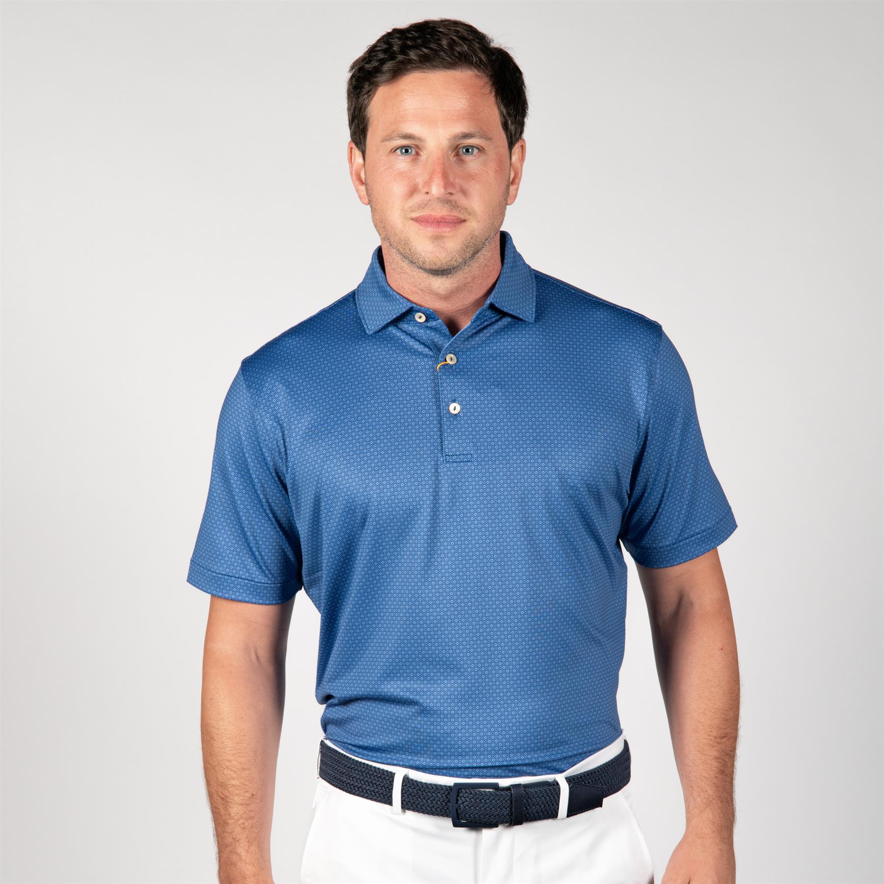 Axle Geo Performance Jersey Polo Sport Navy