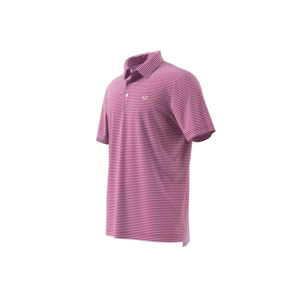 Originals Stripe Pique Polo Bliss Lilac/Better Scarlet