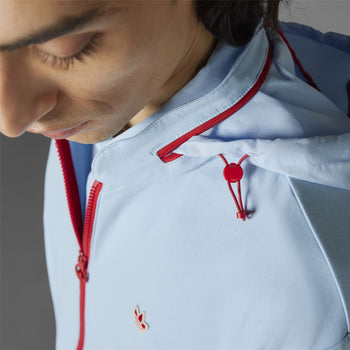adidas Golf Originals Convertible Hooded Jacket Clear Sky