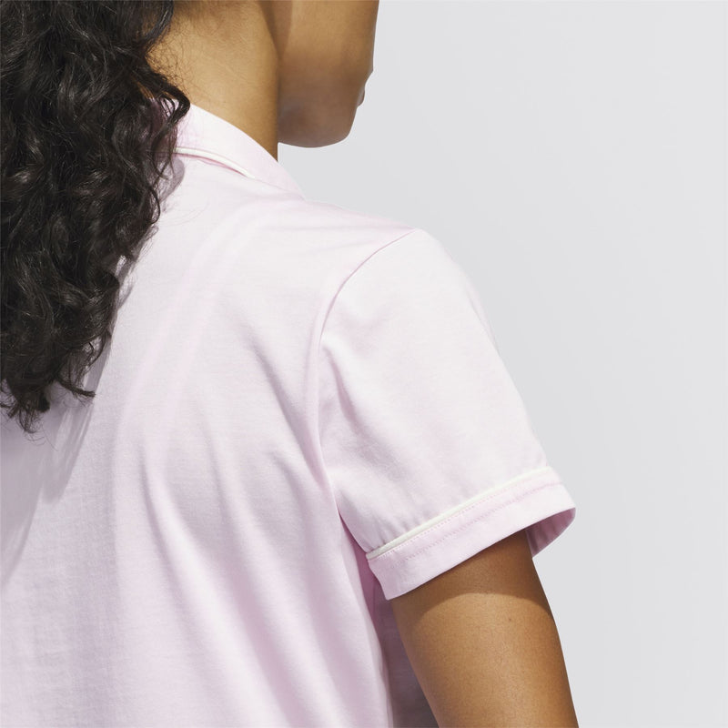 Womens Originals Solid Polo Clear Pink
