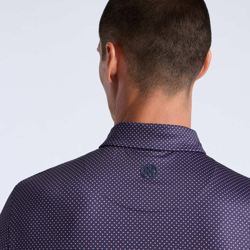 Dimond GEO Tech Jersey Polo Twilight/Dark Plum