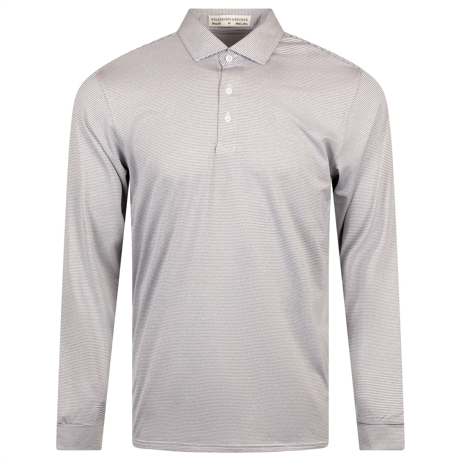 The Burke Polo Grey/White