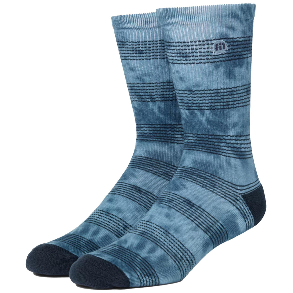 Pacific Plunge Crew Socks Light Teal