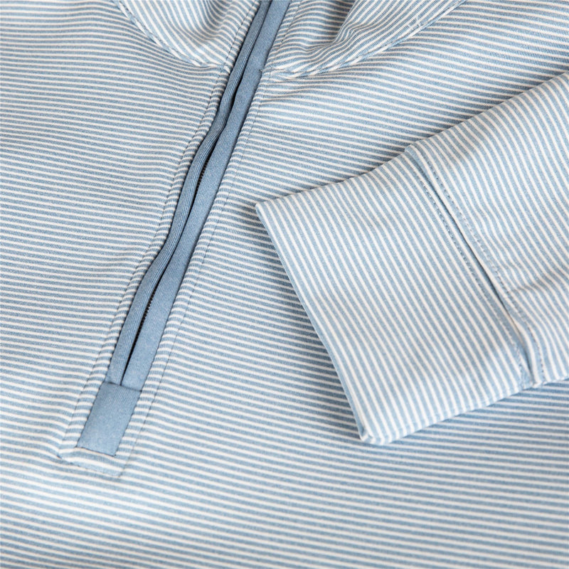The Sherwood Pullover Mid Layer Bedford/White