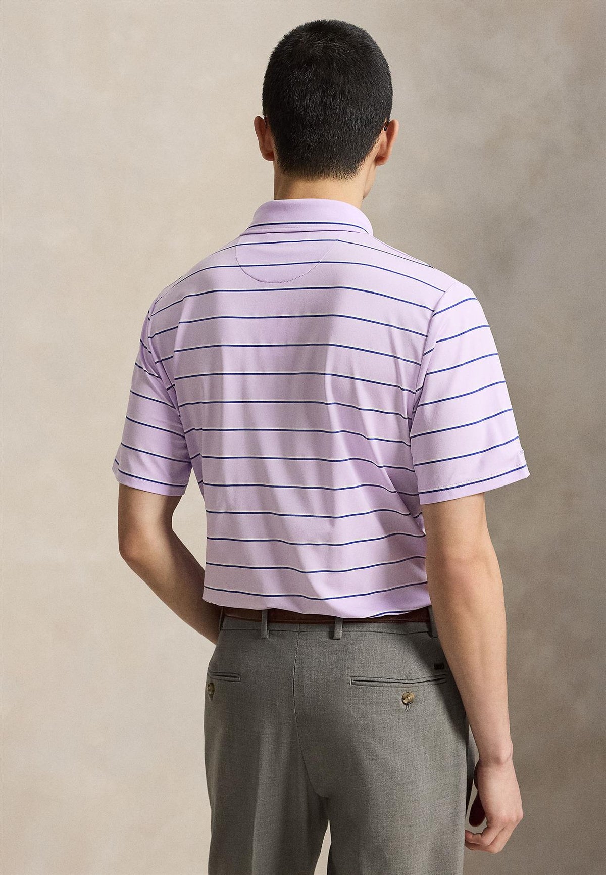 RLX Yarn Dyed Lightweight Airflow Polo Lovely Lilac Multi