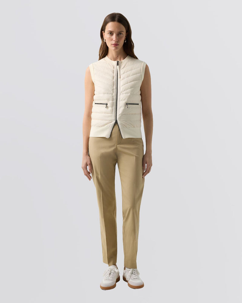 Womens Zira-D1 Vest Eggshell