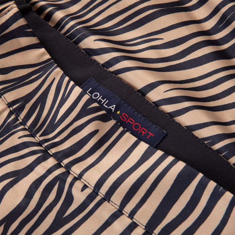 Womens The Zebra Print Skort Navy