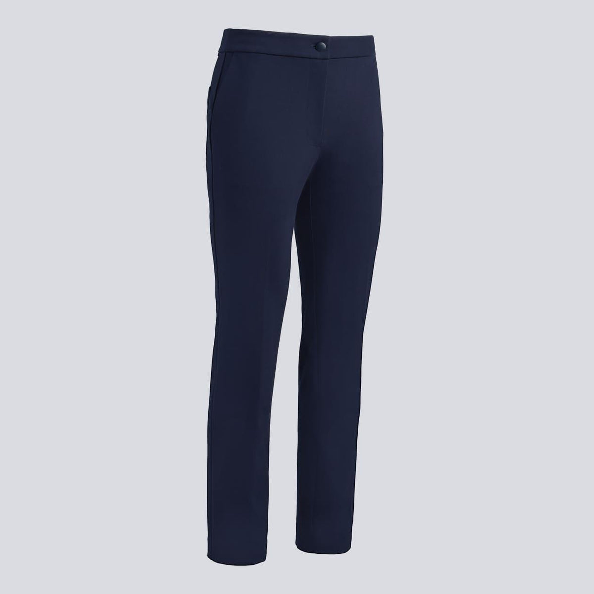 Womens Ponte Slim Fit Trousers Twilight