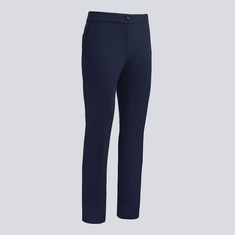 Womens Ponte Slim Fit Trousers Twilight