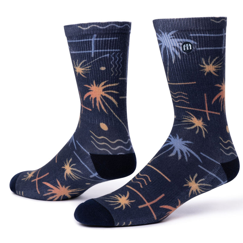 Over The Falls Socks Total Eclipse